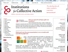 Tablet Screenshot of collective-action.info